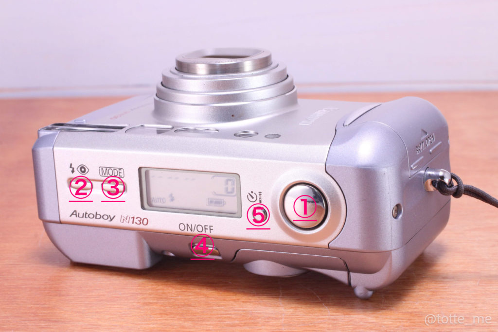 Canon Autoboy N130 の使い方 | Totte Me Camera