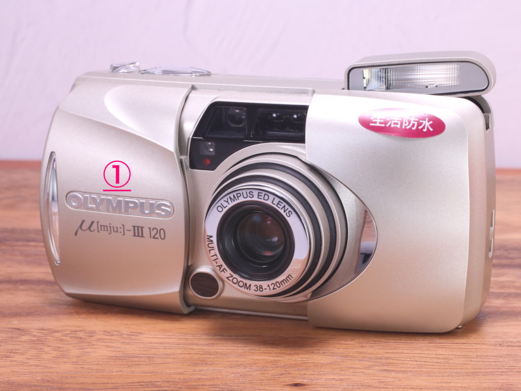 【日本限定モデル】 オリンパス　μ-Ⅲ 120　リモコン付き フィルムカメラ