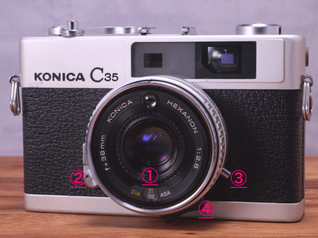 カメラ フィルムカメラ Konica C35 の使い方 | Totte Me Camera