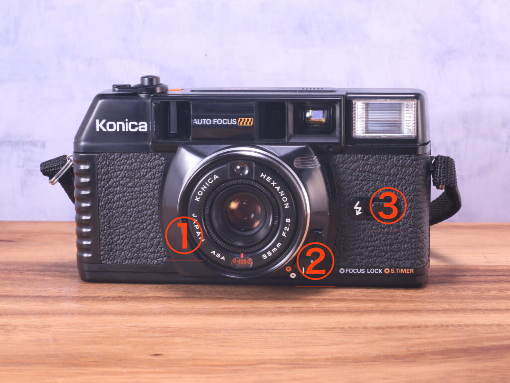 Konica C35 MF の使い方 | Totte Me Camera