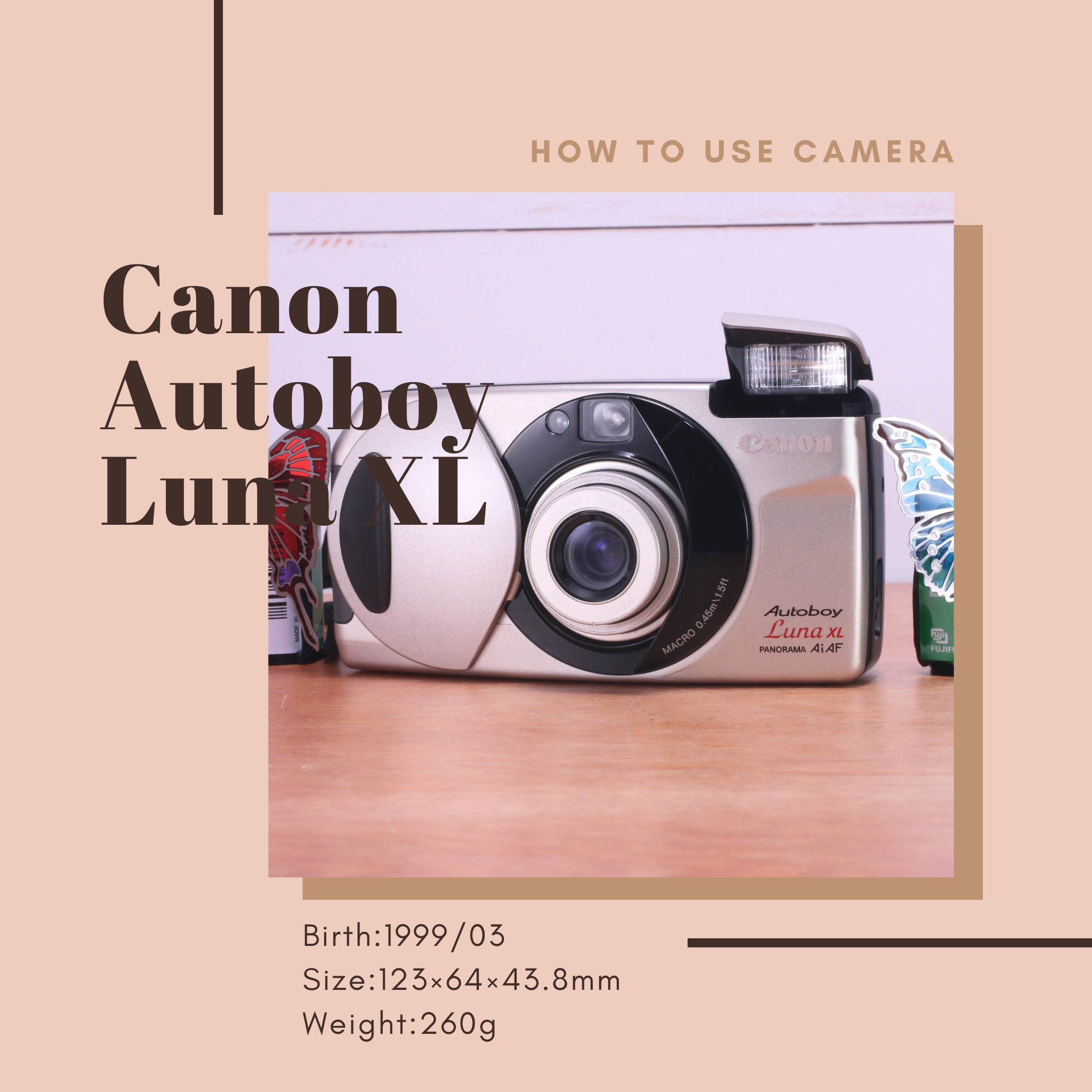 Canon Autoboy Luna / Luna XL の使い方 | Totte Me Camera