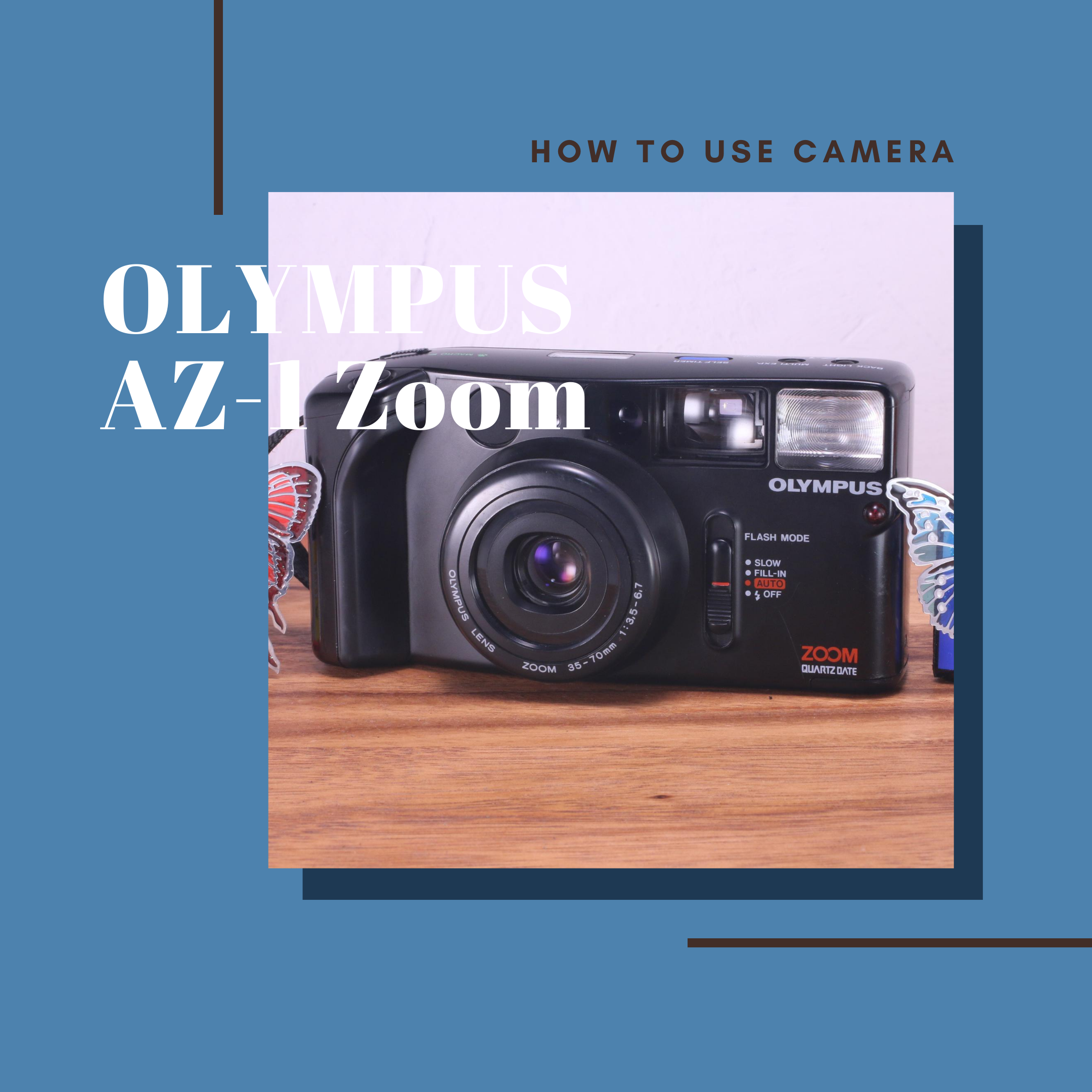 OLYMPUS AZ-1 Zoomの使い方 | Totte Me Camera