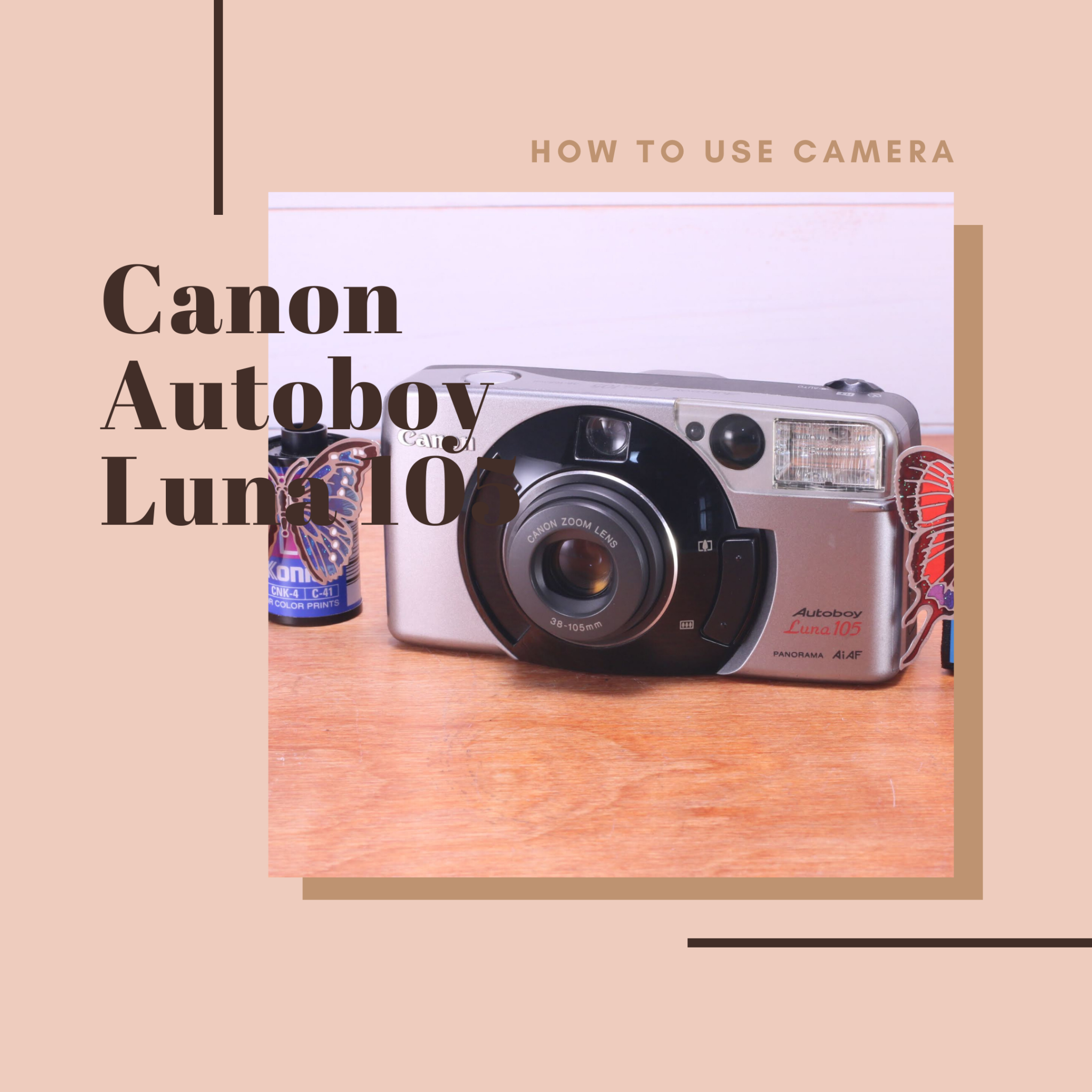 CANON キャノン AUTOBOY LUNA 35 PANORAMA カメラの+