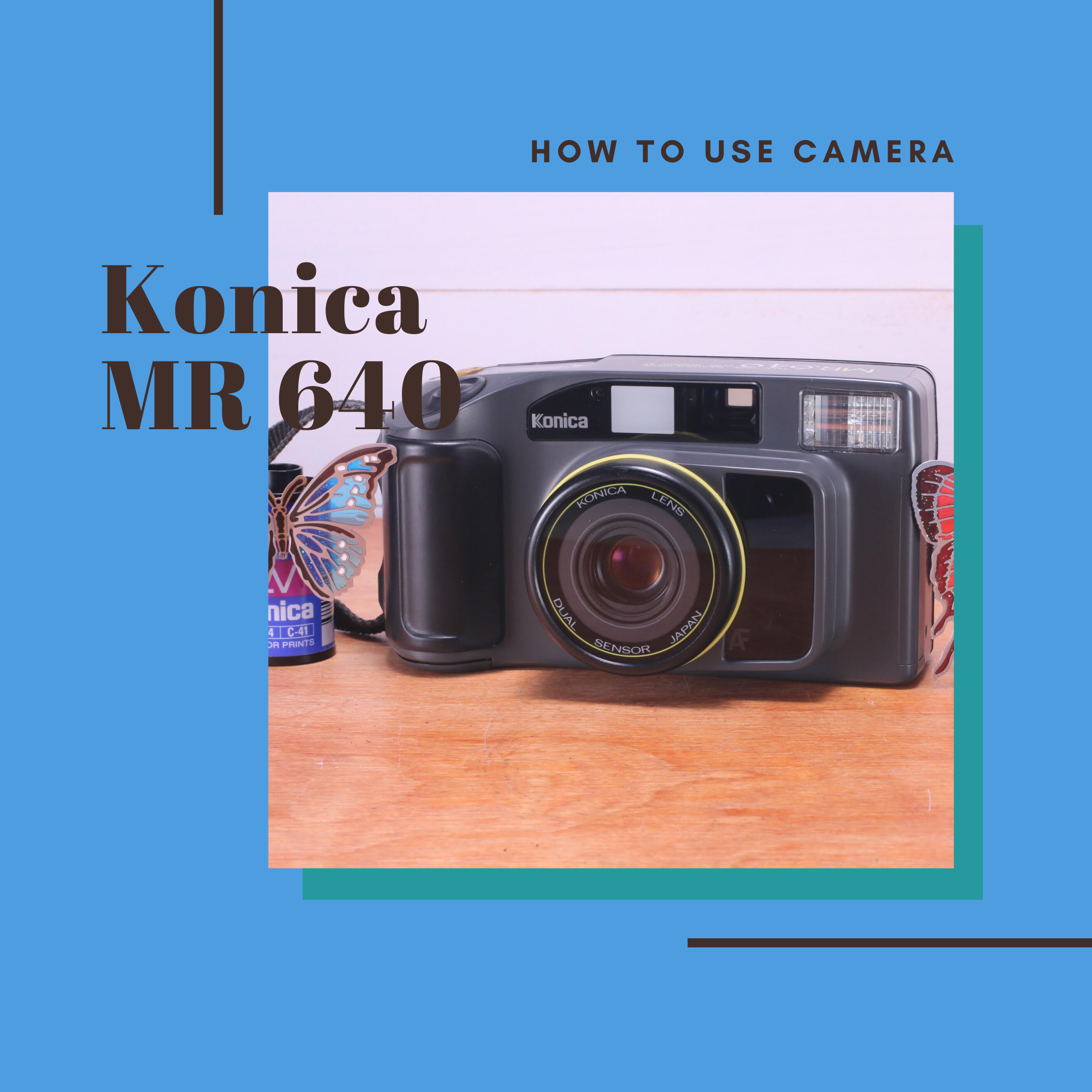 1536円 商い 詳細情報あり Konica MR-640 コンパクトフィルムカメラ
