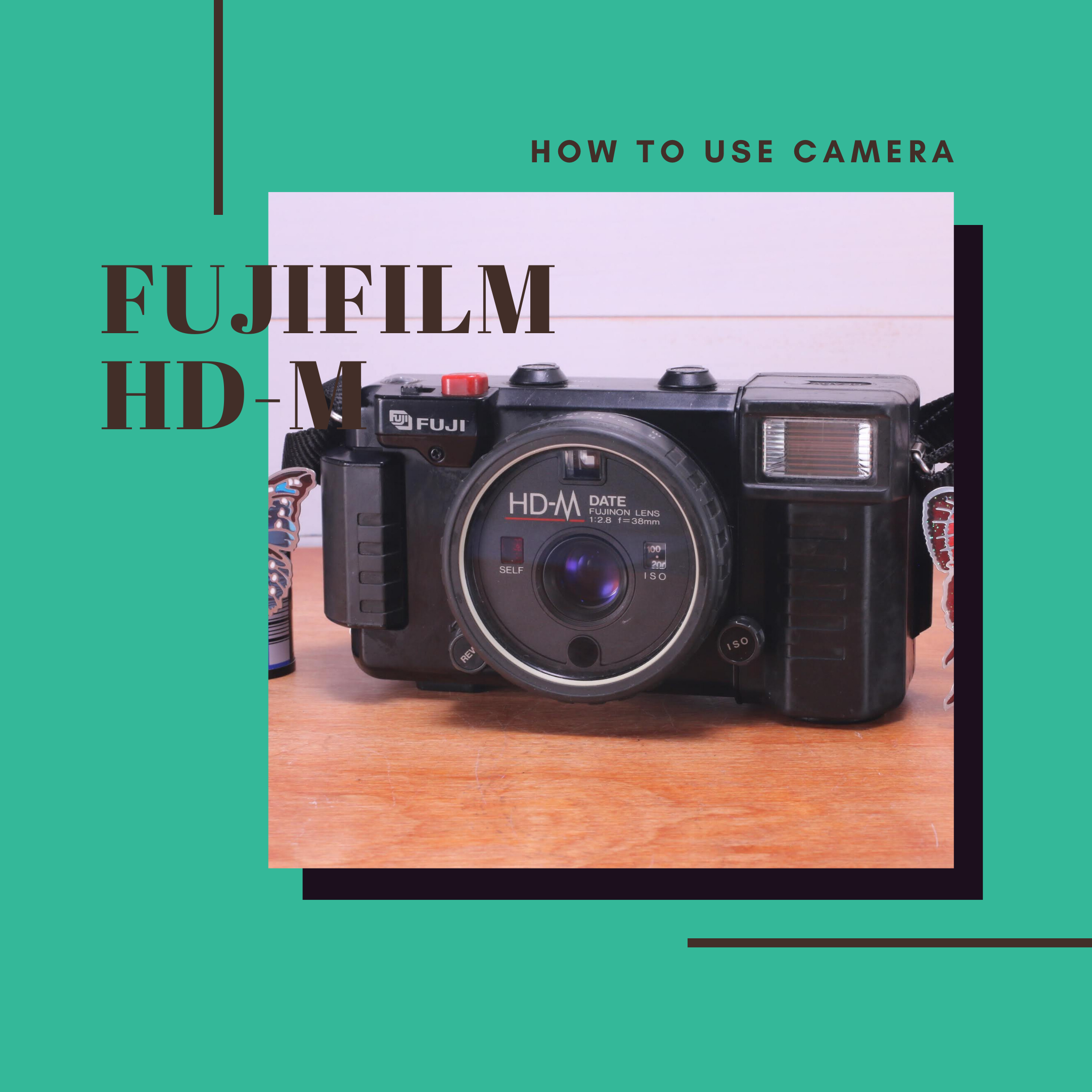 FUJIFILM HD-M の使い方 | Totte Me Camera