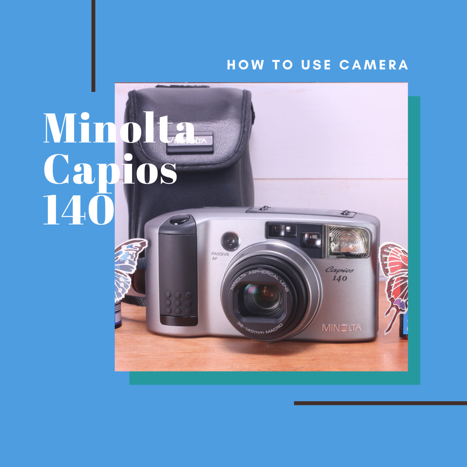 オンライン人気商品 完動品 ❁ MINOLTA Capios 25 フィルムカメラ