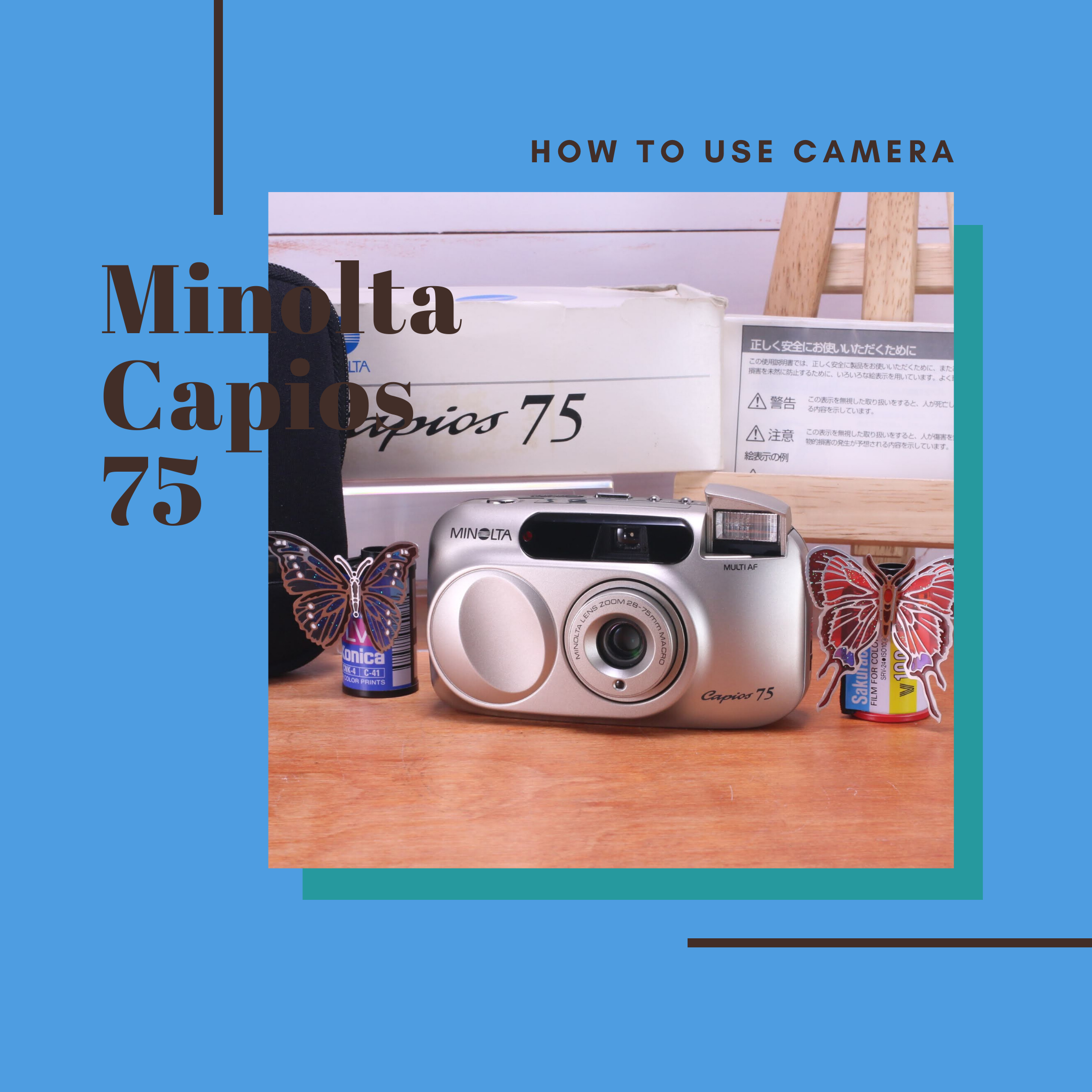Mionolta Capios 75 の使い方 | Totte Me Camera