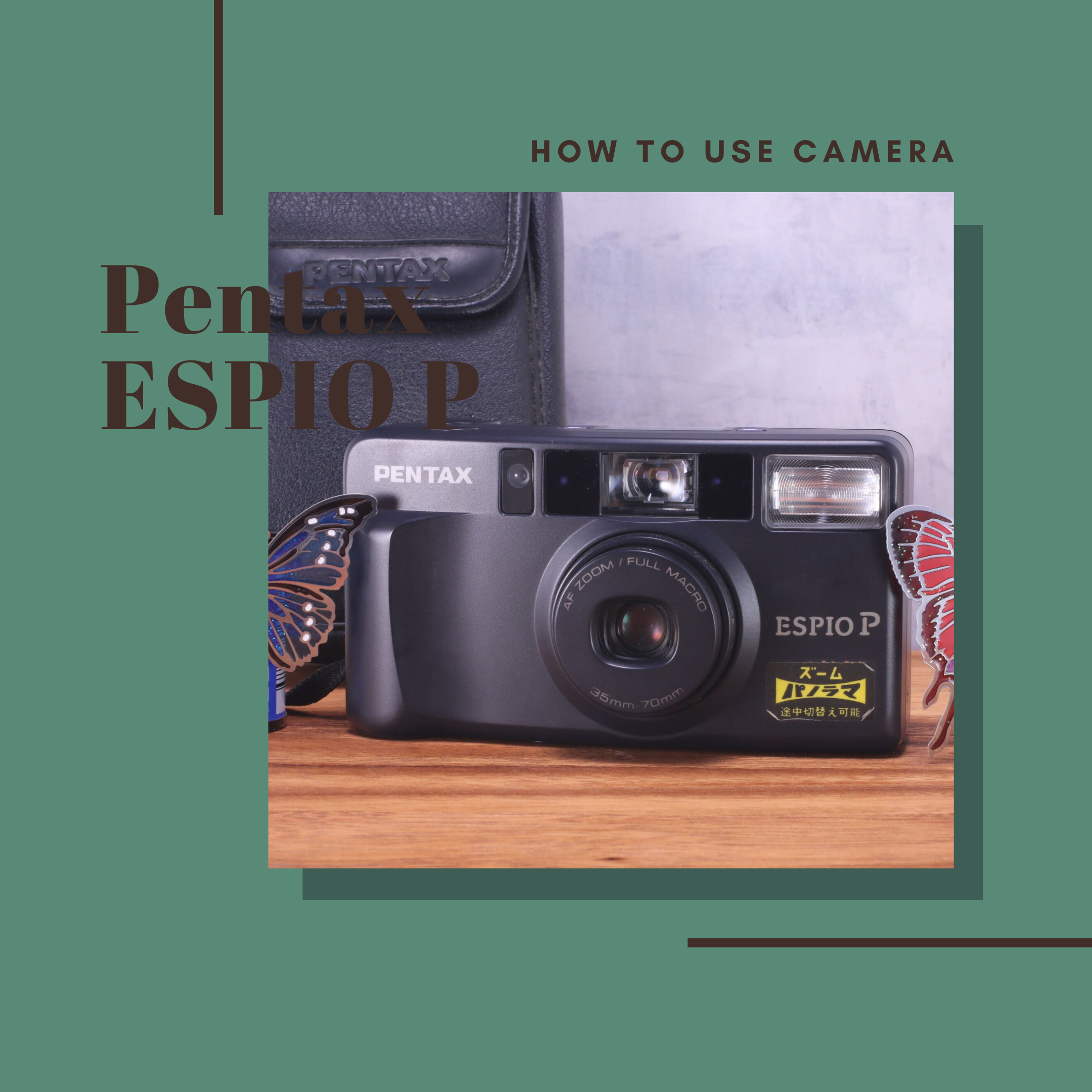 カメラ フィルムカメラ PENTAX ESPIO P の使い方 | Totte Me Camera