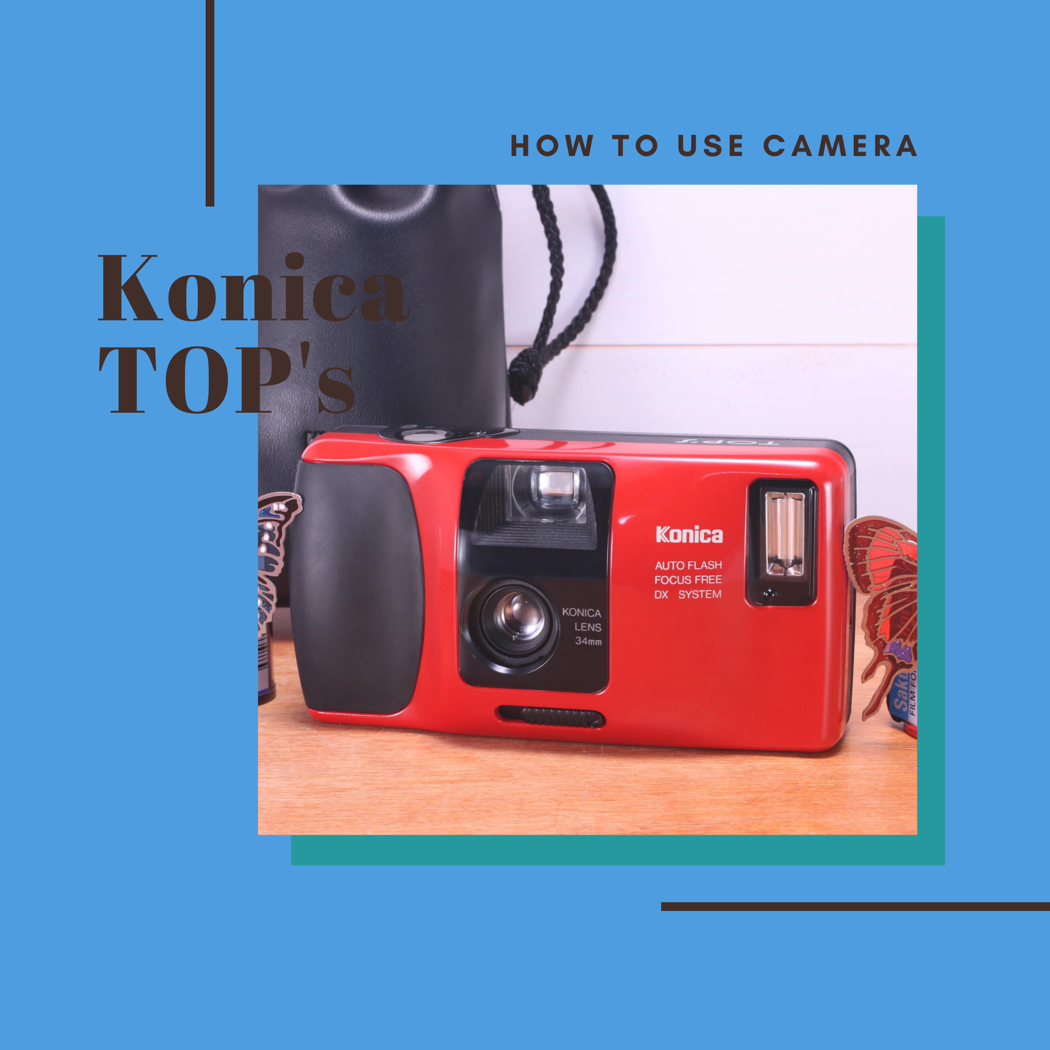 Konica TOP's の使い方 | Totte Me Camera