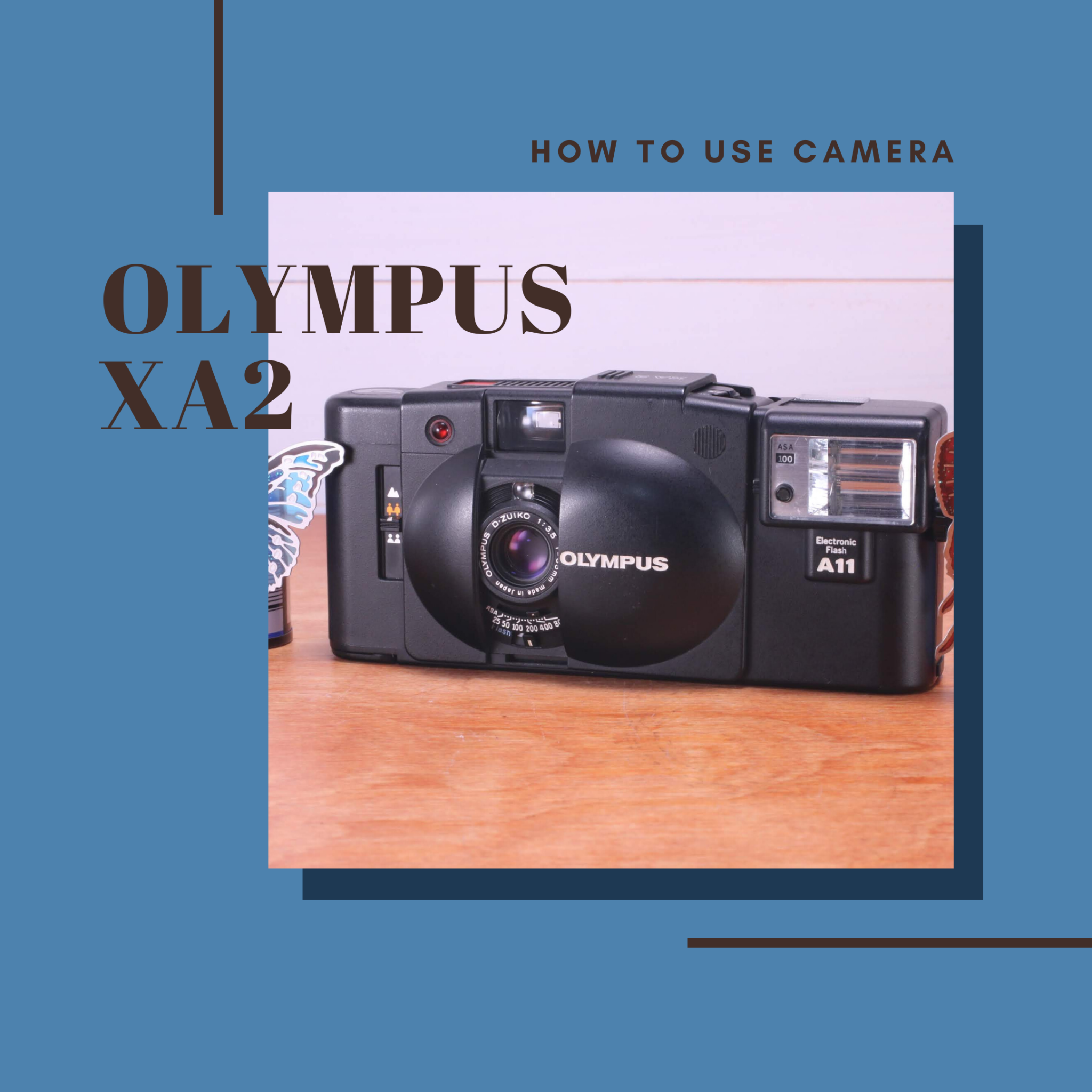 OLYMPUS XA2 の使い方 Totte Me Camera