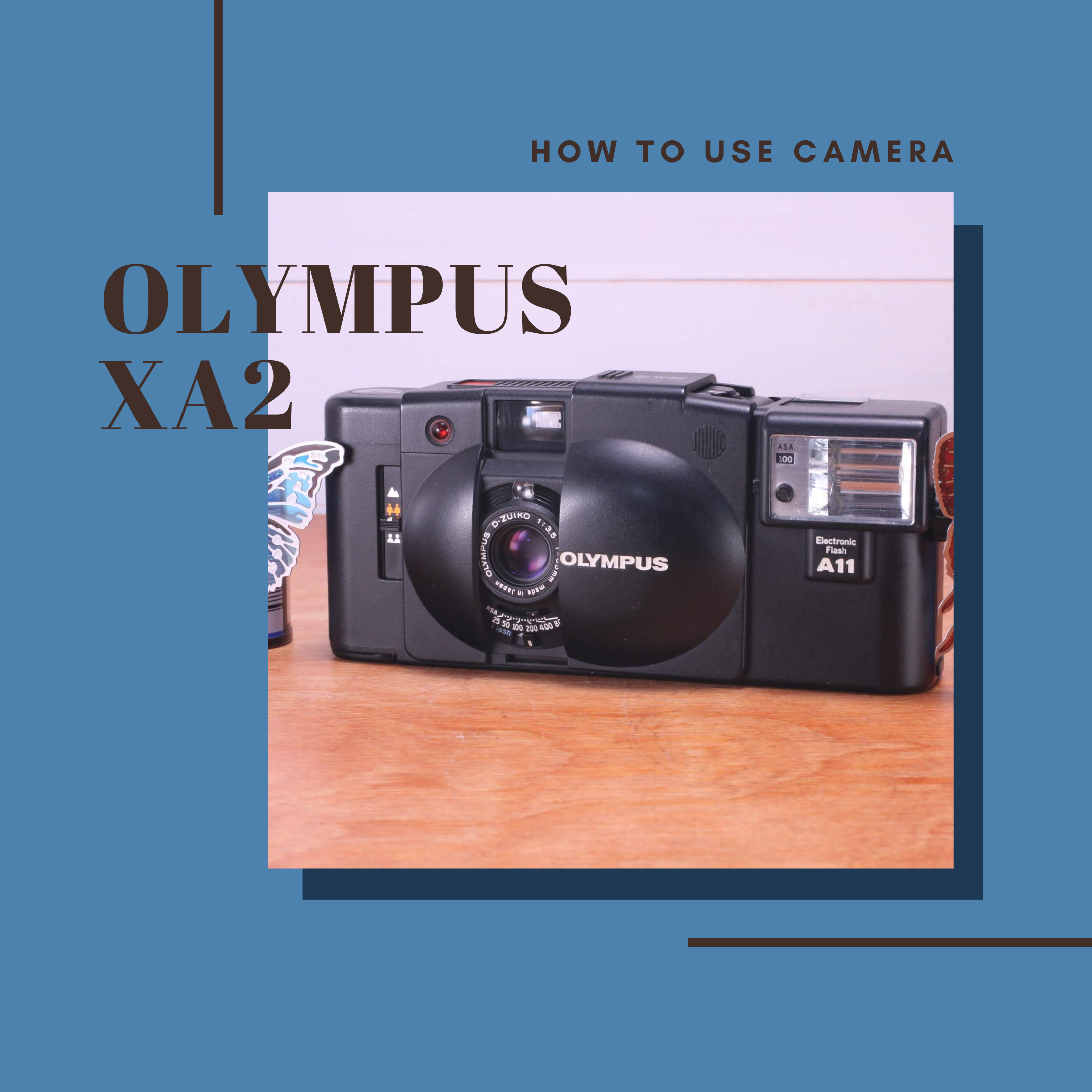 カメラ フィルムカメラ OLYMPUS XA2 の使い方 | Totte Me Camera