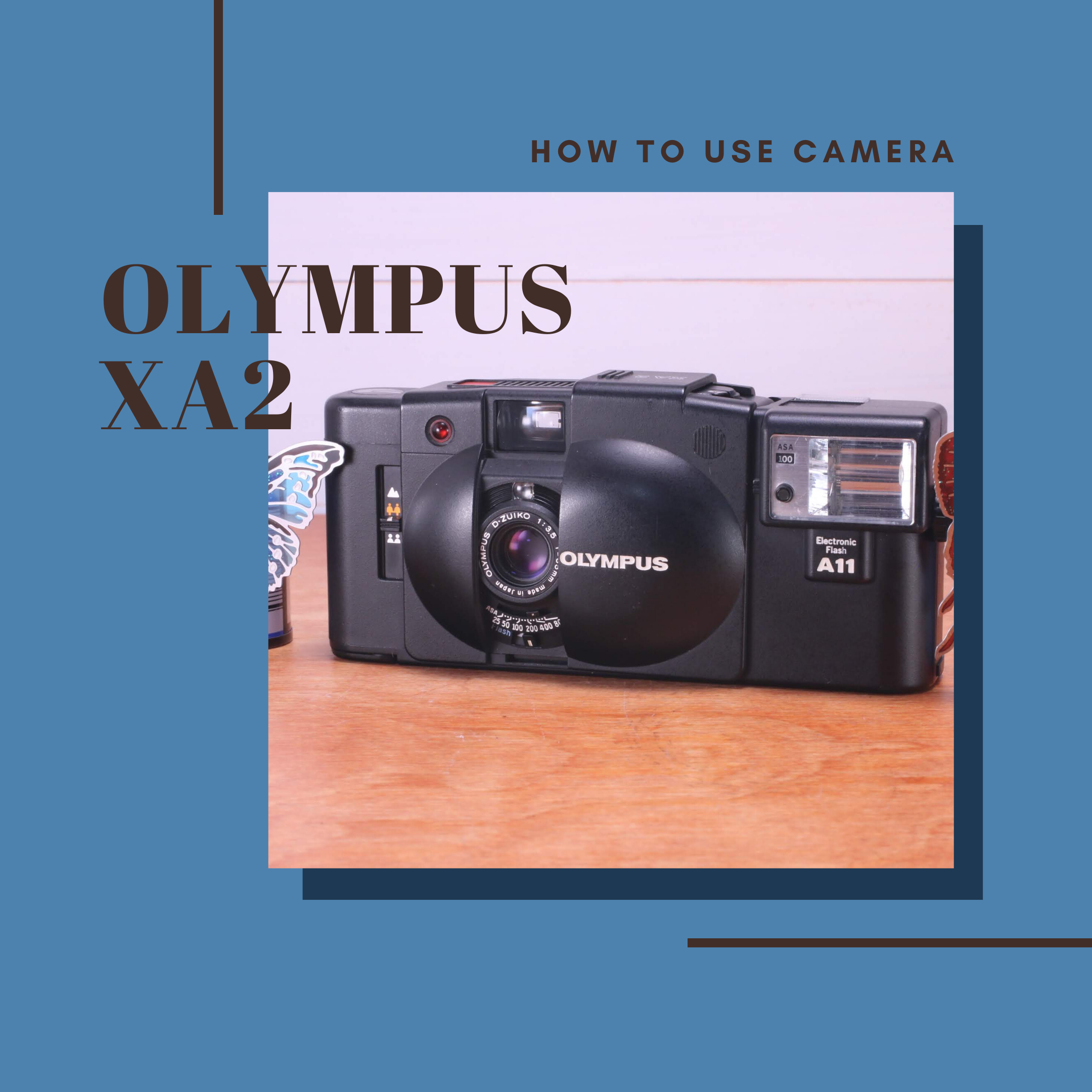 OLYMPUS XA2 の使い方 | Totte Me Camera