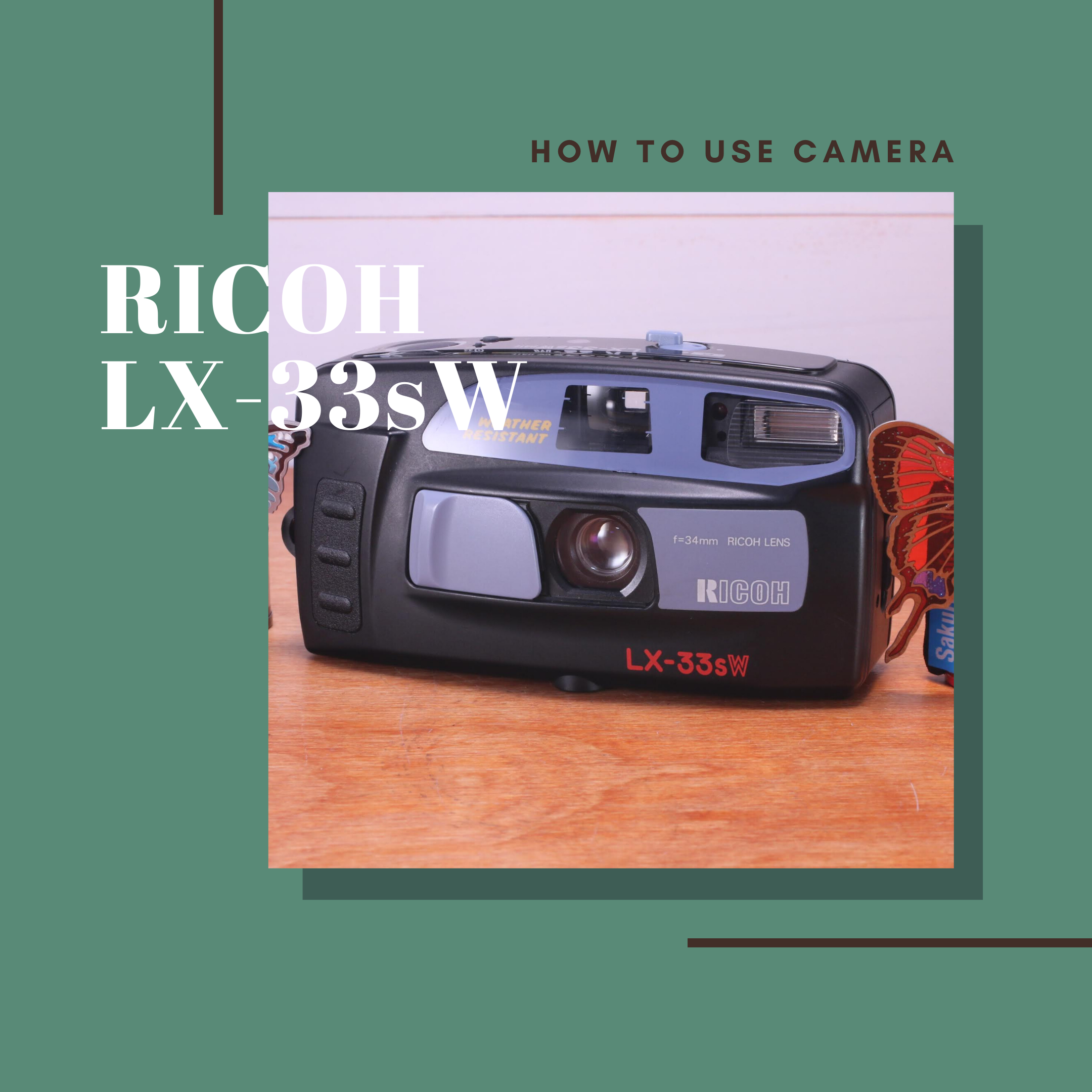 RICOH LX-33sW の使い方 | Totte Me Camera