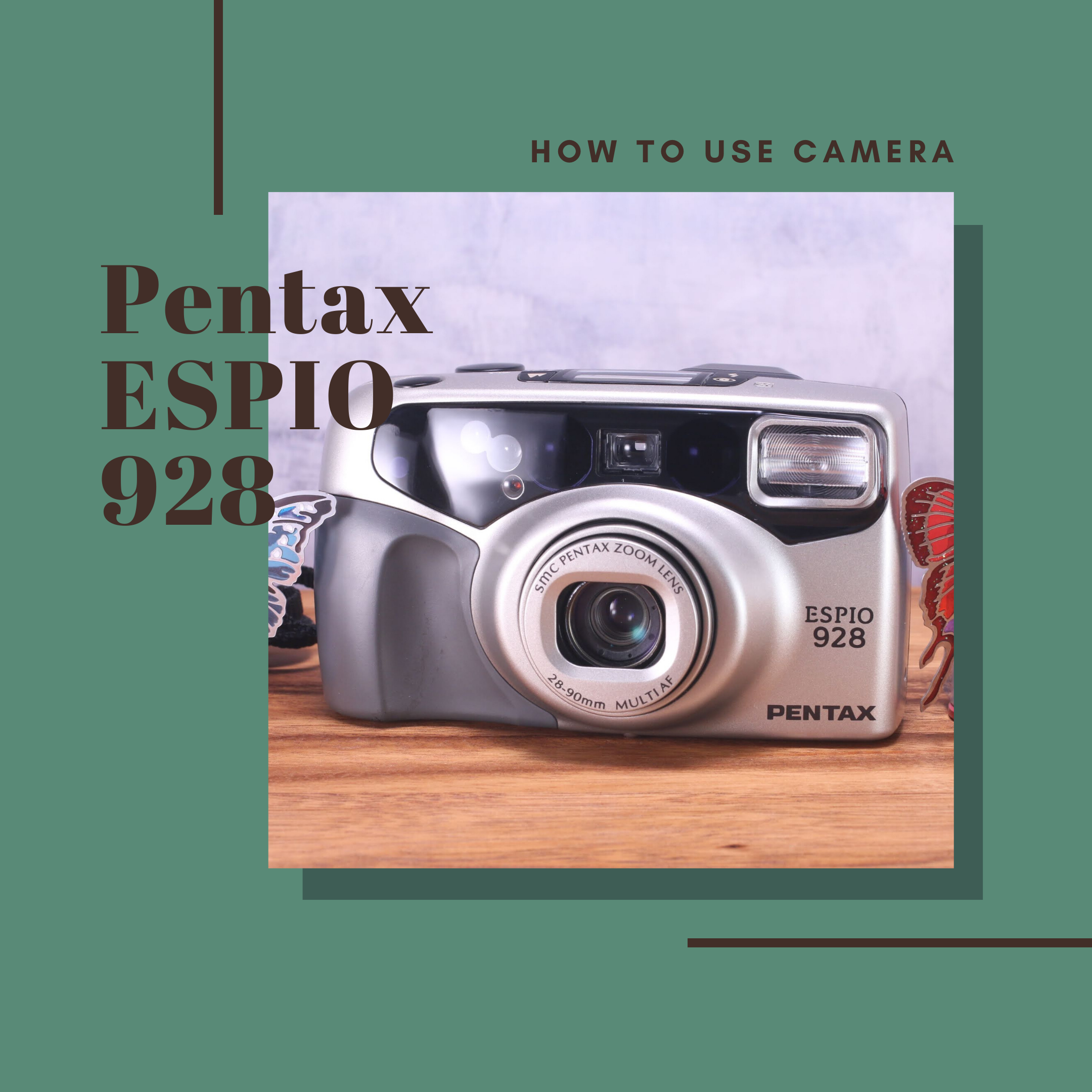 PENTAX ESPIO 928 の使い方 | Totte Me Camera