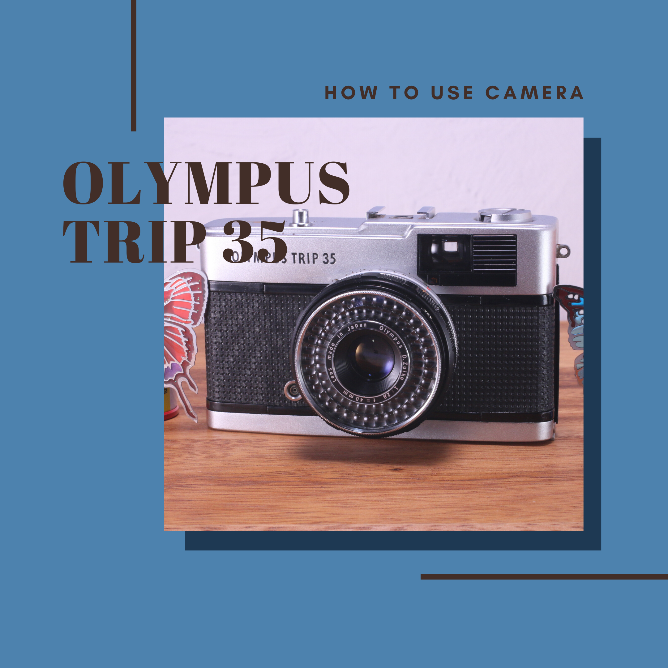 オリンパス Olympus trip35 取扱説明書 コピー - フィルムカメラ