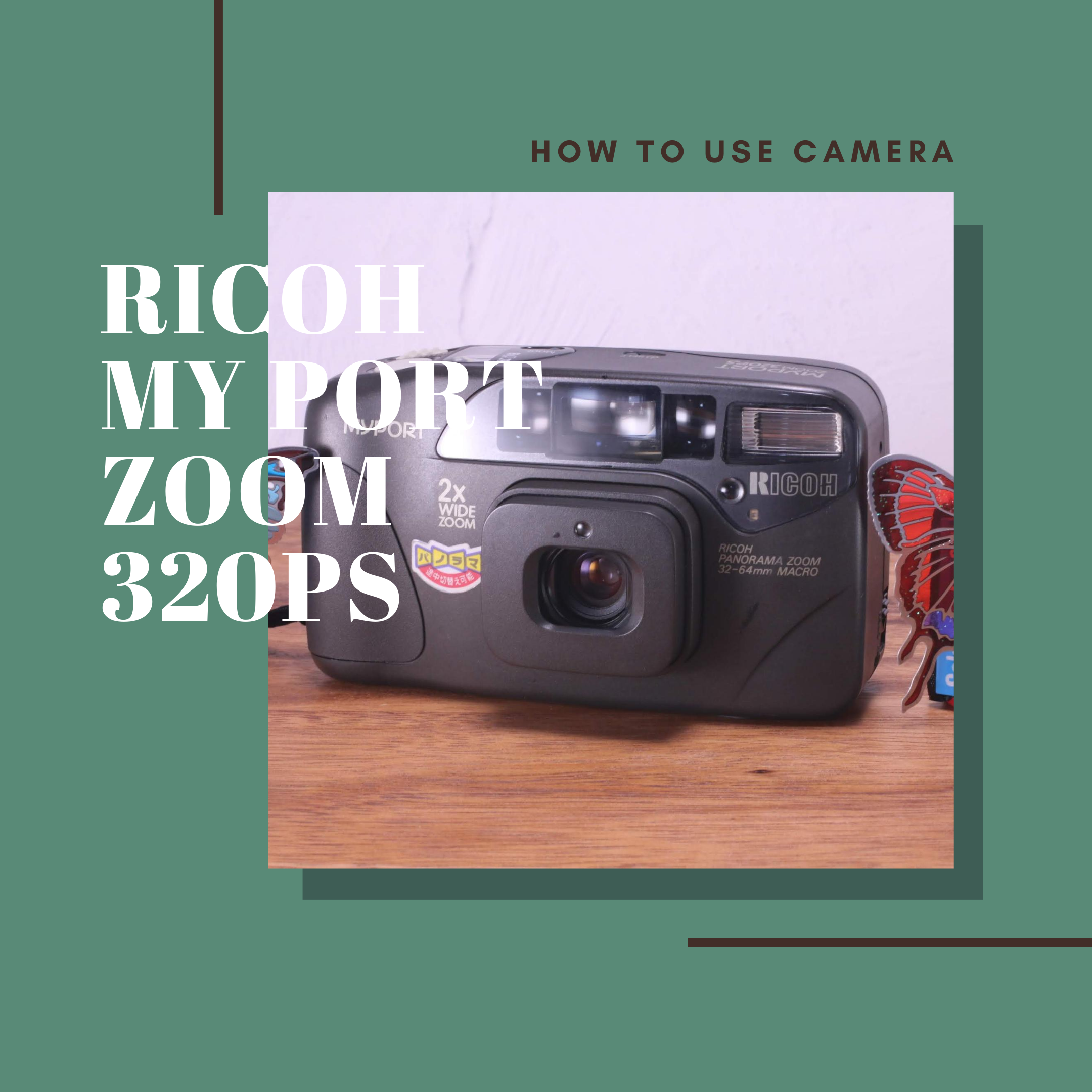RICOH MYPORT ZOOM 320PS の使い方 | Totte Me Camera