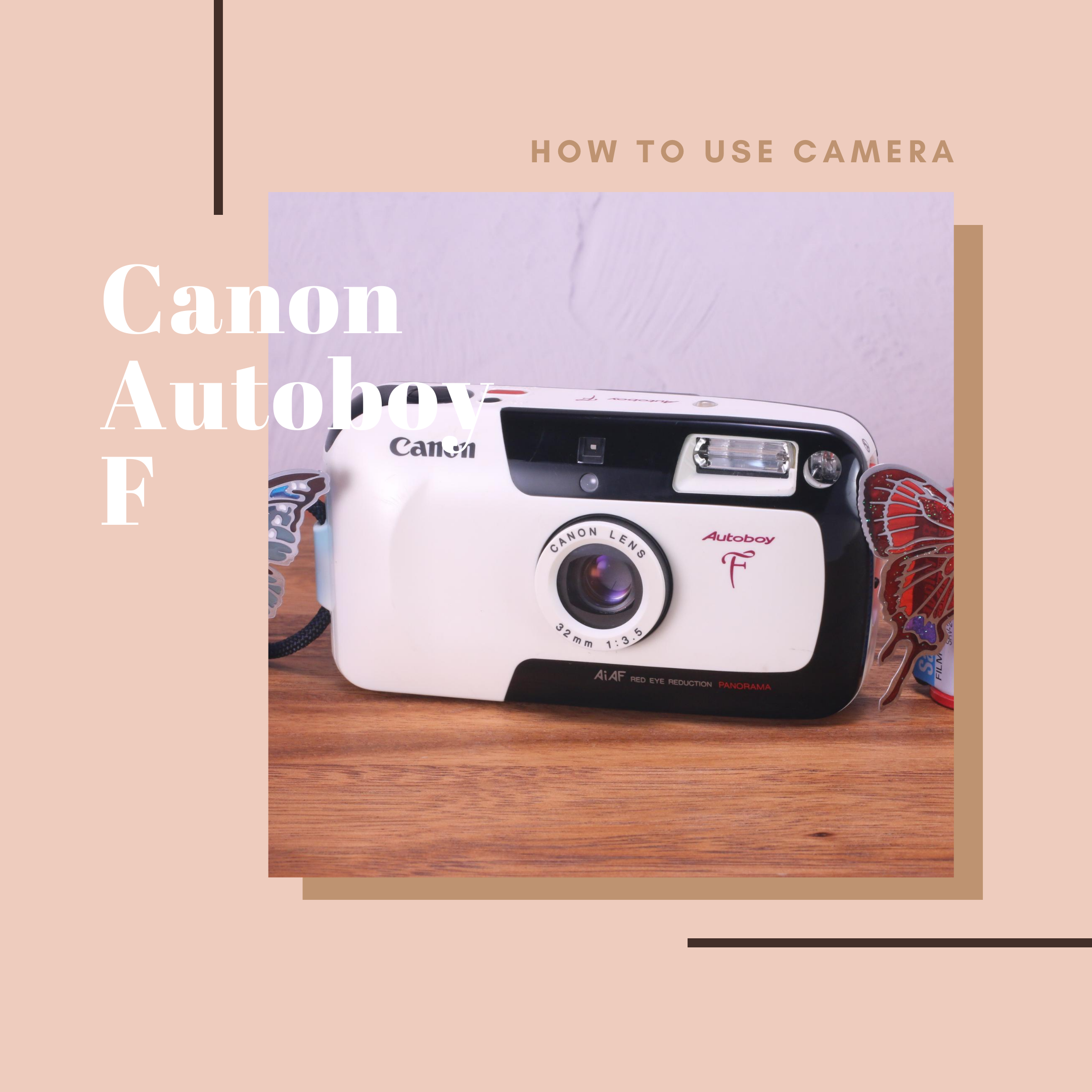 Canon Autoboy F / SE の使い方 | Totte Me Camera