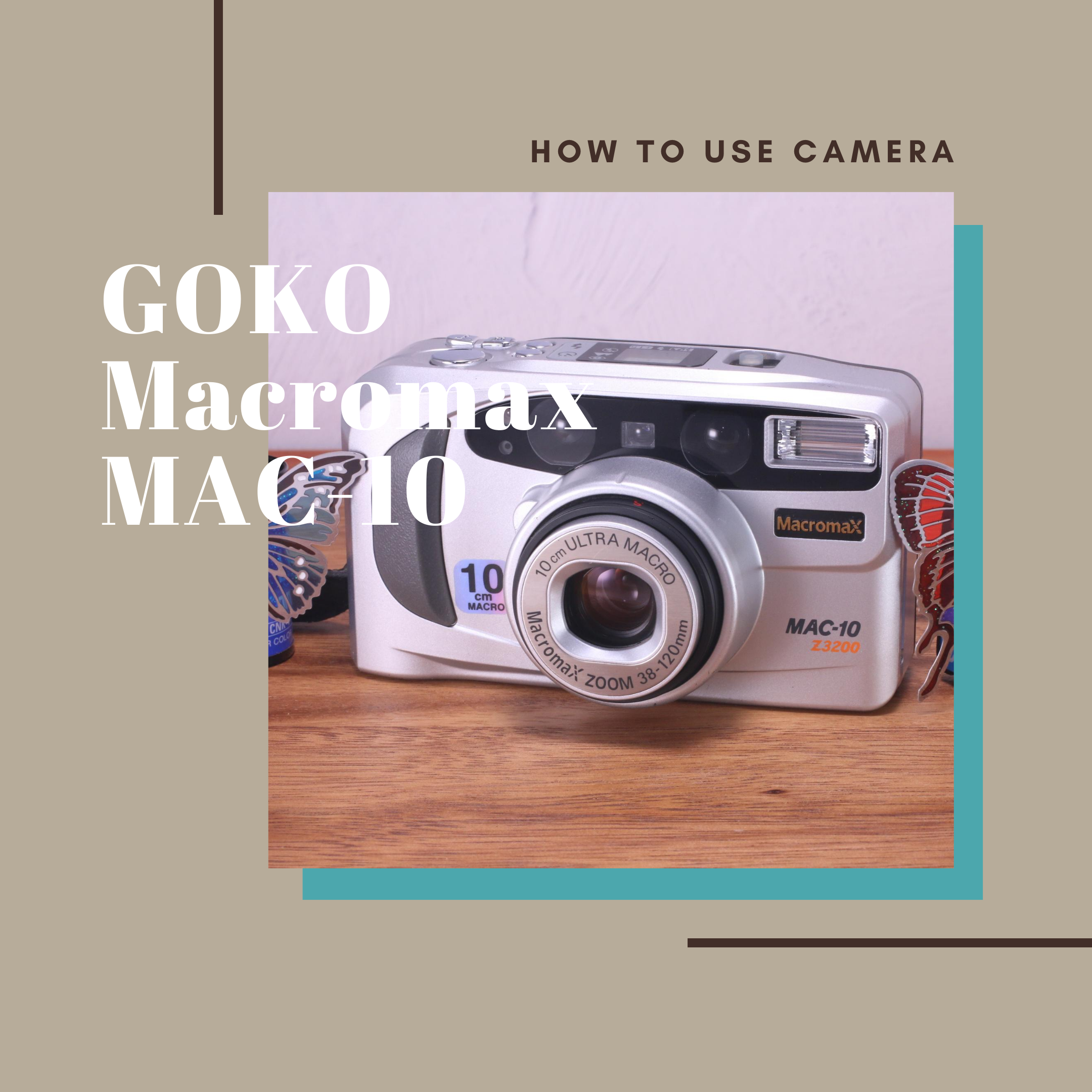 海外販売× GOKO Macromax MAC-10 Z3200 フィルムカメラ | maximise.mu