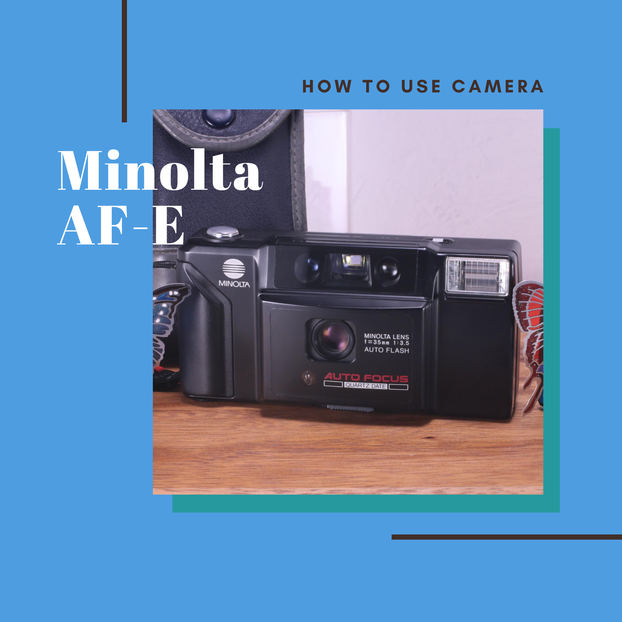 Minolta AF-E の使い方 | Totte Me Camera