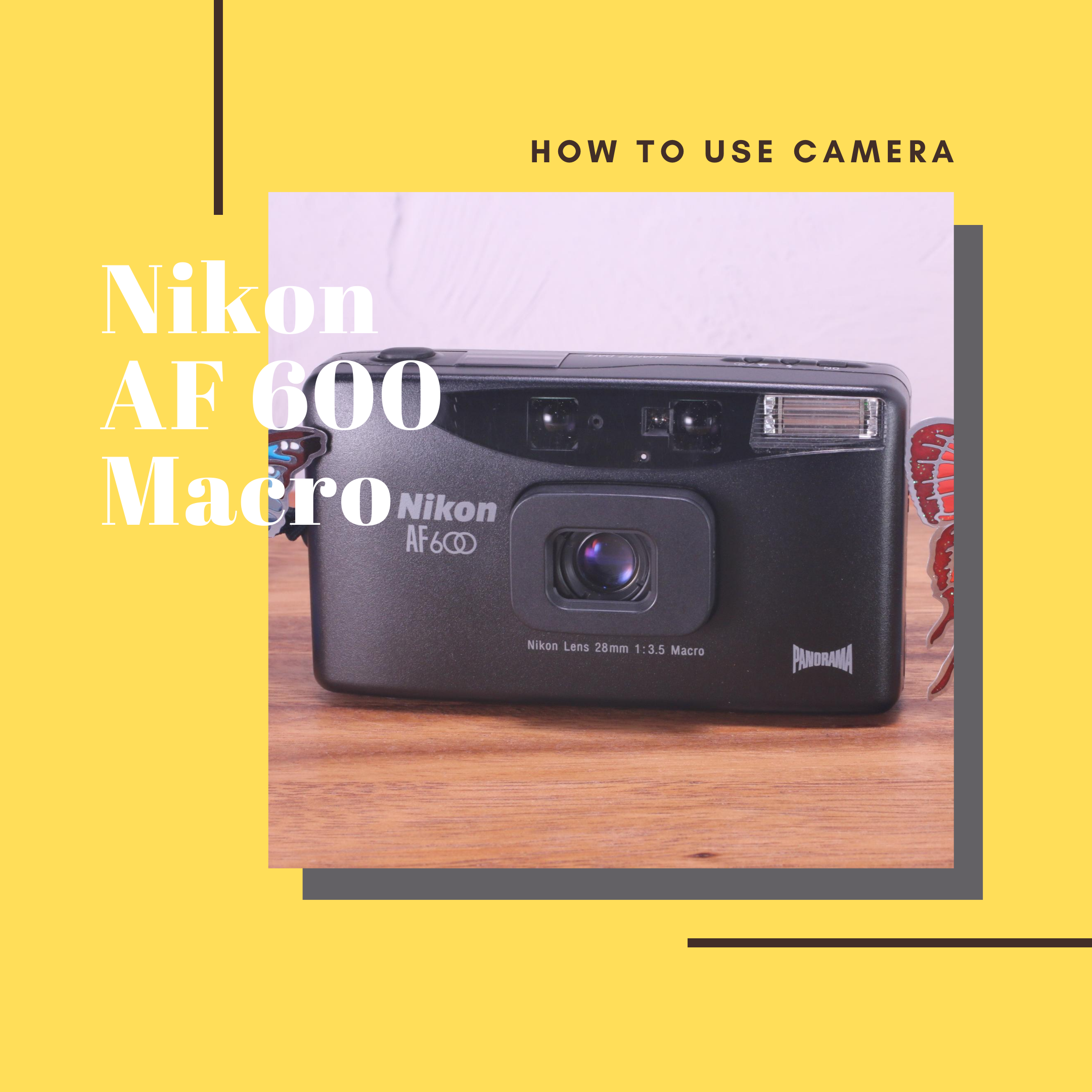 Nikon AF 600 Macroの使い方 | Totte Me Camera