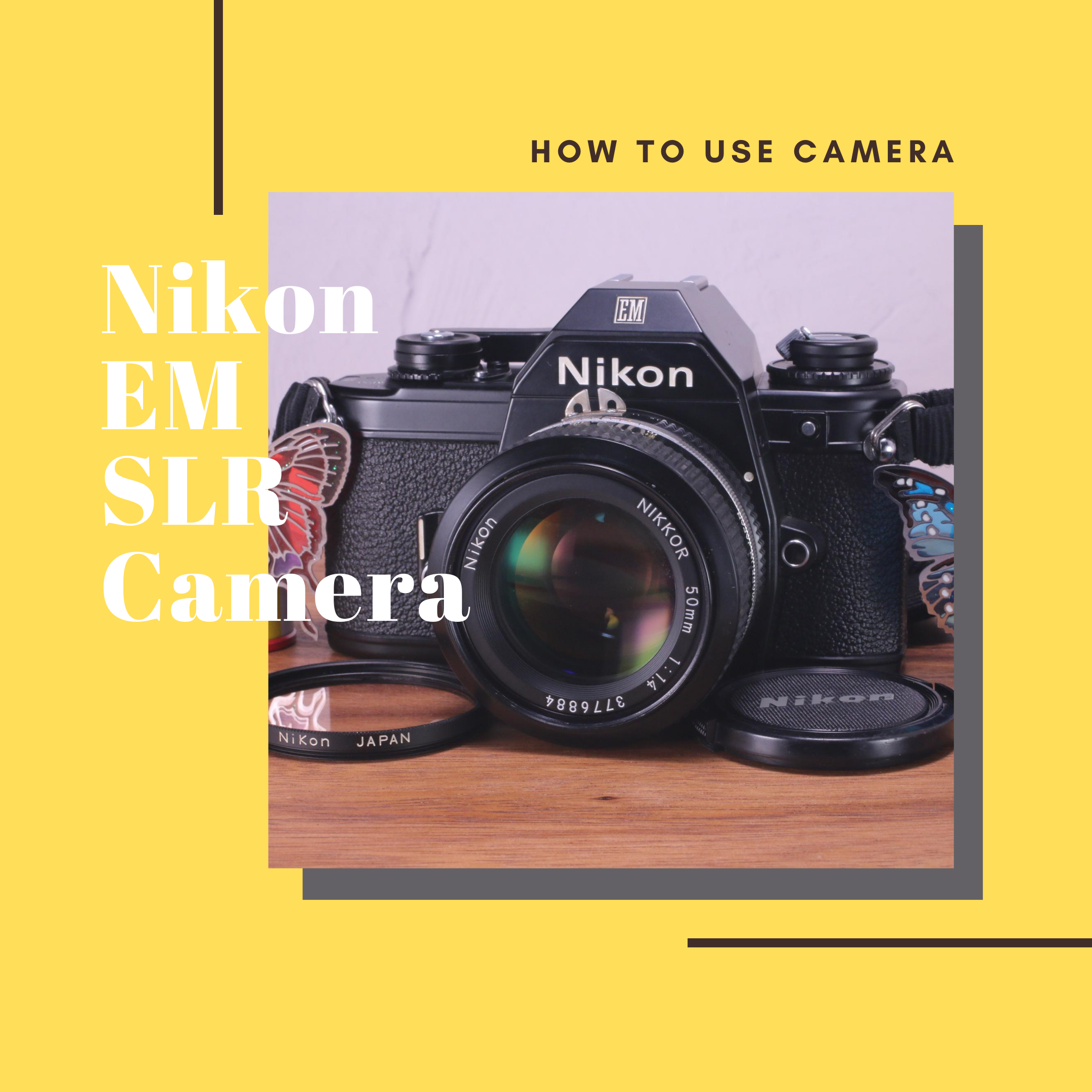 Nikon EM フィルム一眼レフ の使い方 | Totte Me Camera