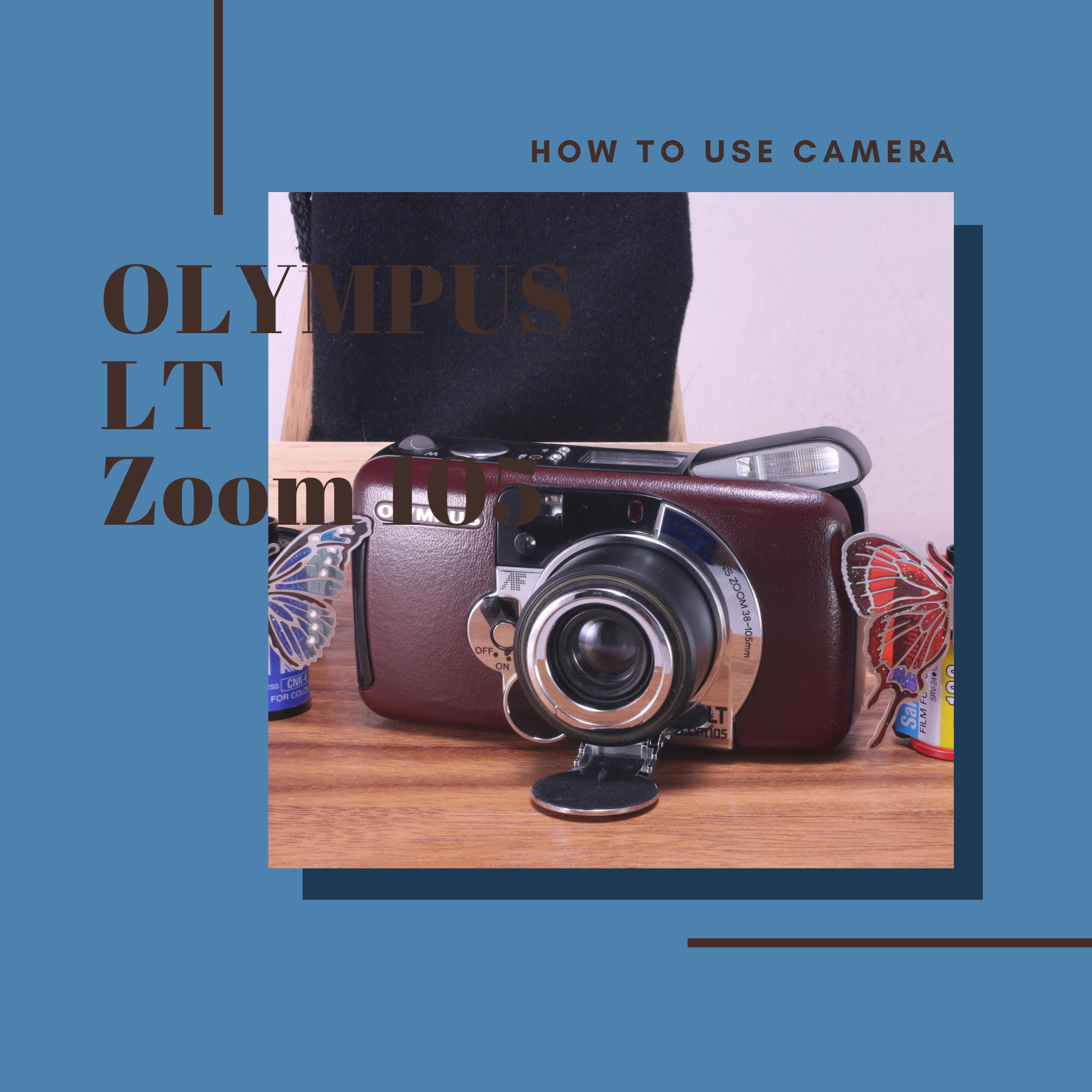 OLYMPUS LT Zoom 105 の使い方 | Totte Me Camera