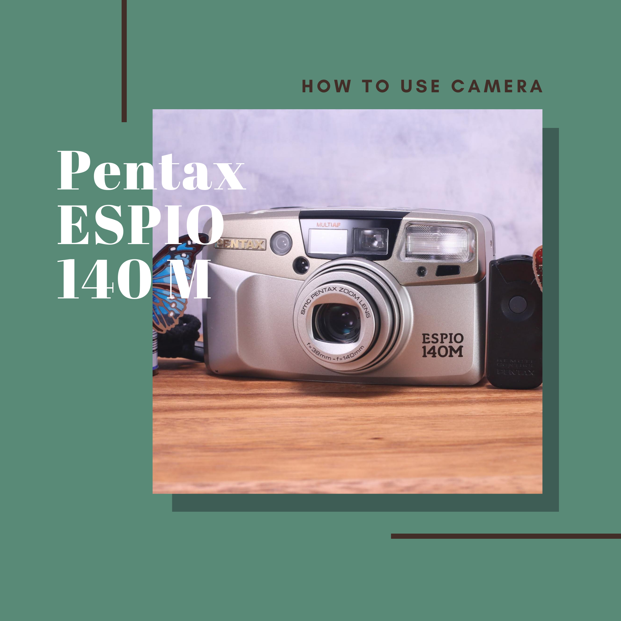 PENTAX 140M の使い方 | Totte Me Camera