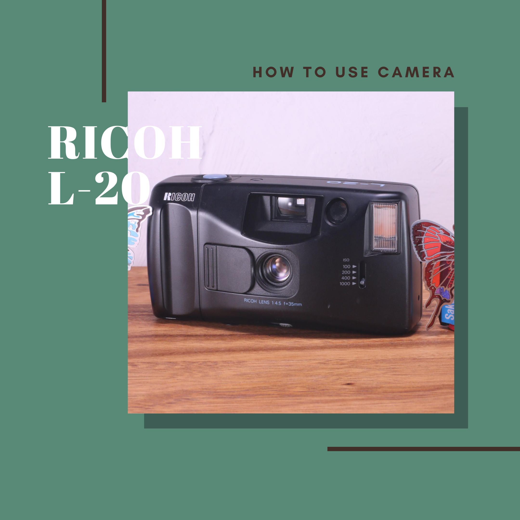 RICOH L-20 の使い方 | Totte Me Camera