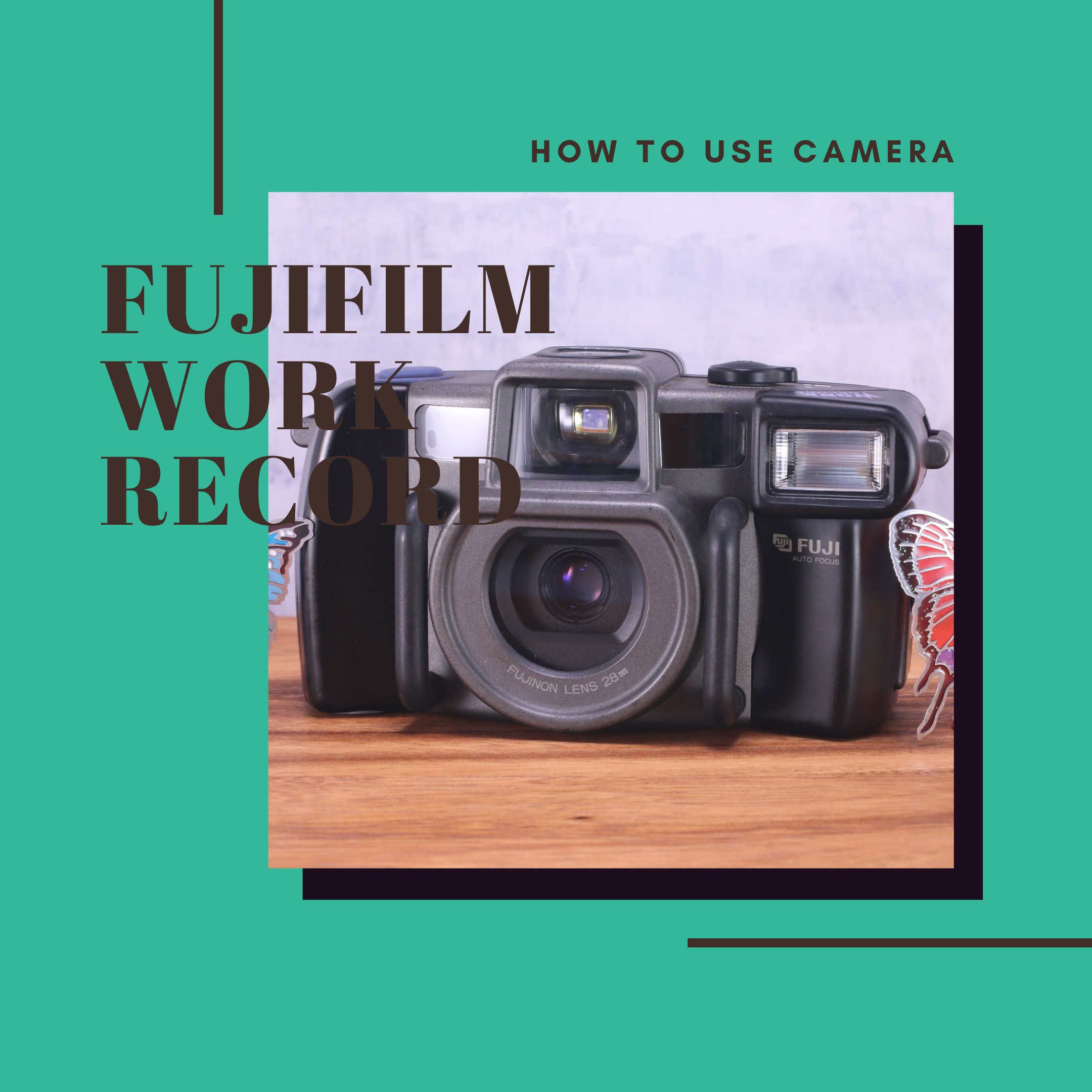 FUJIFILM WORK RECORD の使い方 | Totte Me Camera