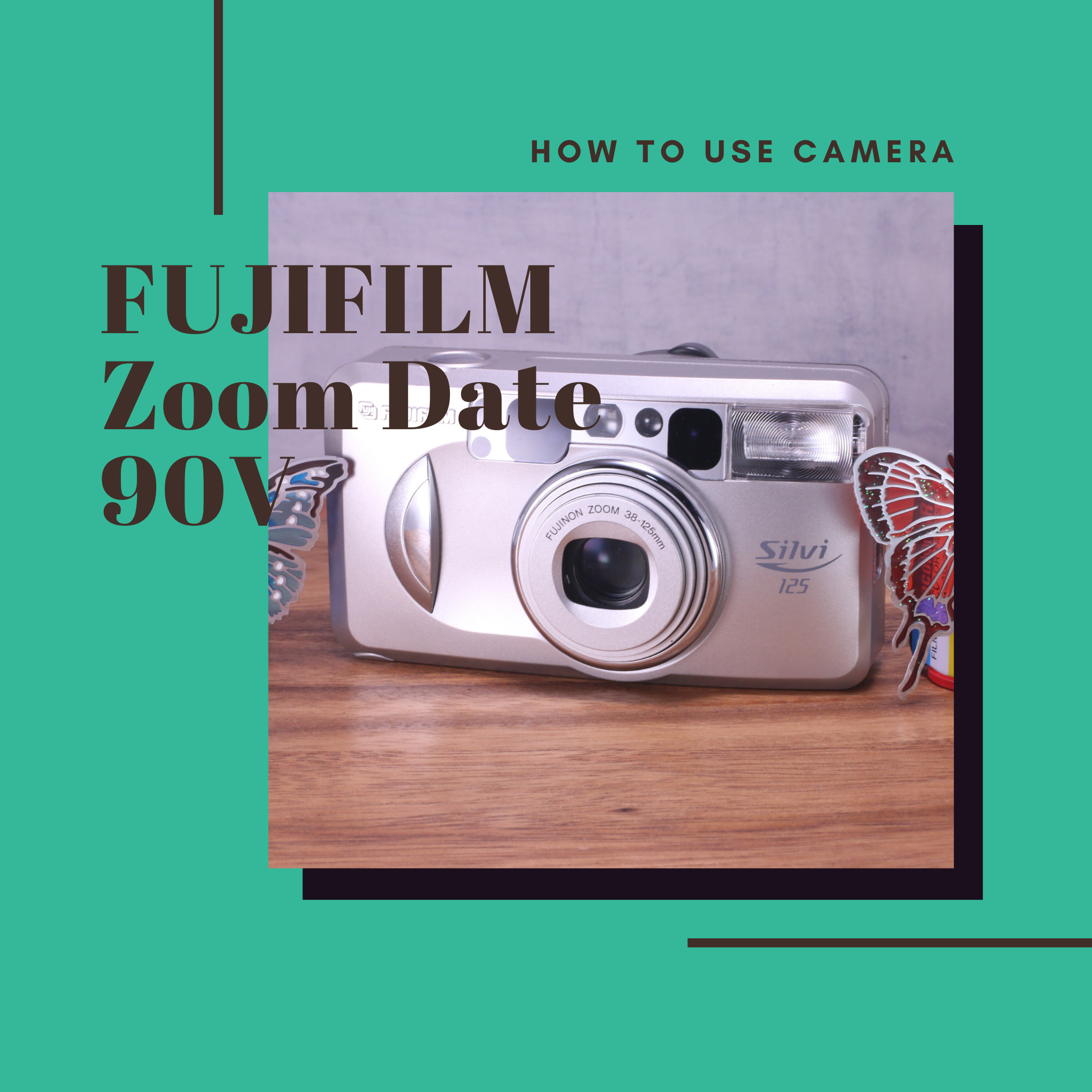 FUJIFILM Silvi (Zoom Date) 90 の使い方 | Totte Me Camera
