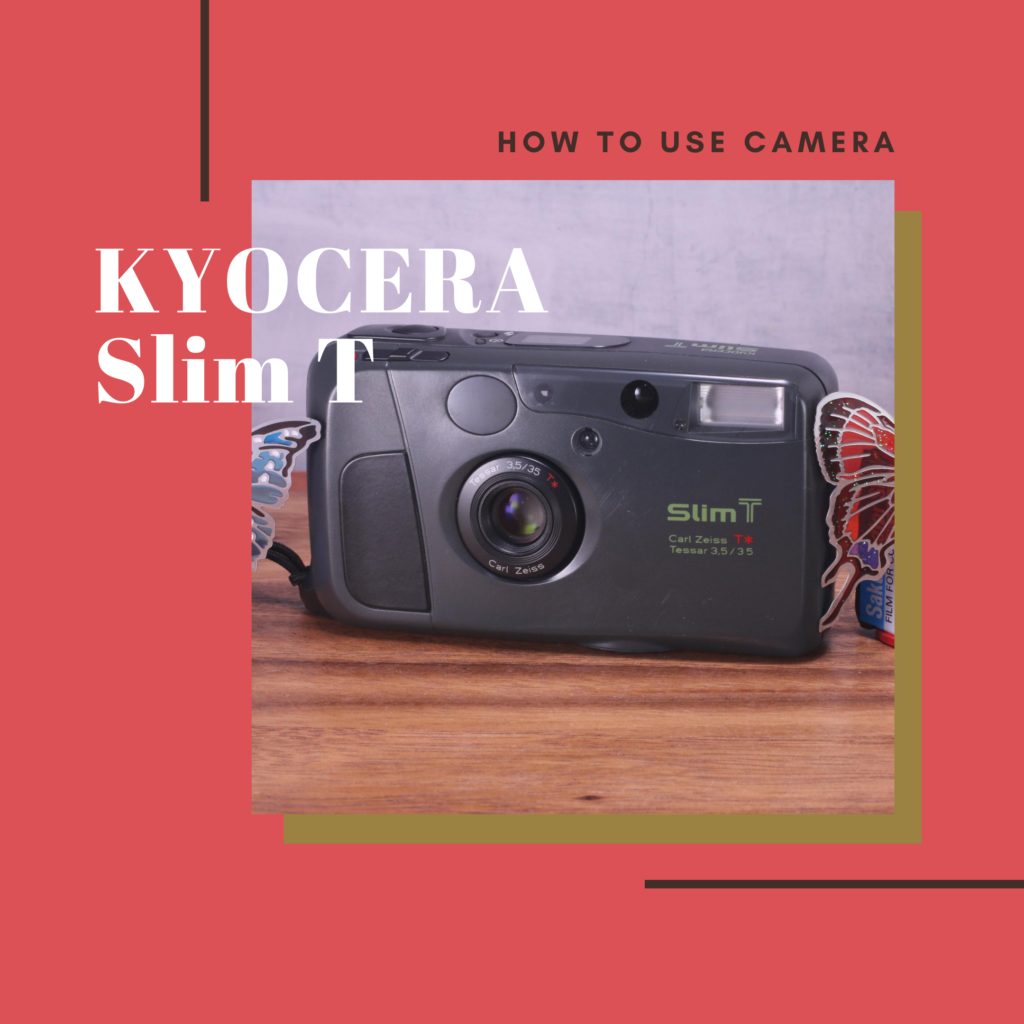 KYOCERA Slim T モスグリーン　京セラ フィルムカメラ