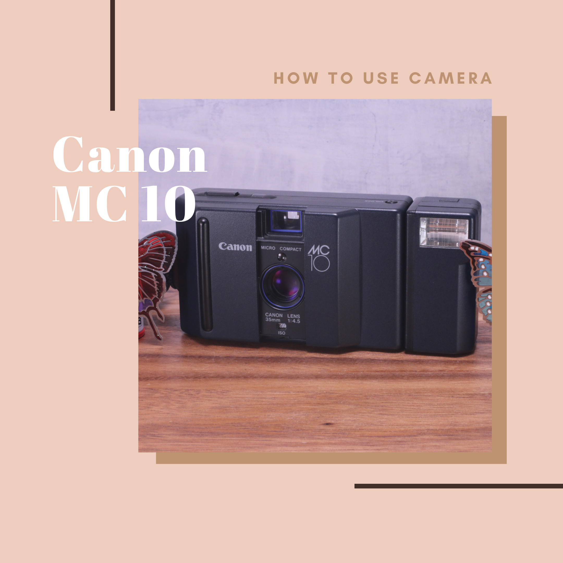 激レア：昭和のフィルムカメラ】CANON MC 10 quartz date 