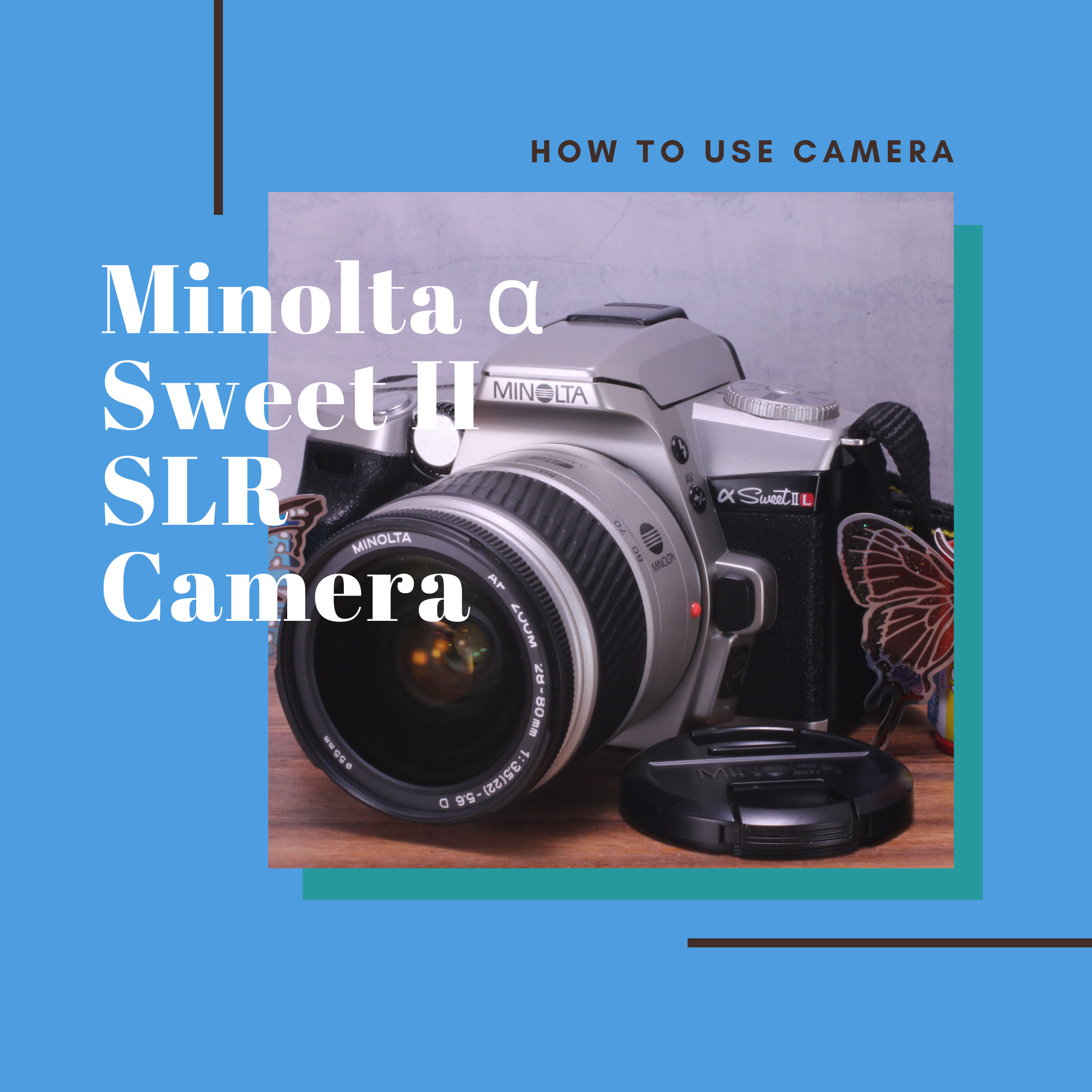 Minolta α Sweet II 一眼レフフィルムカメラ の使い方 | Totte Me Camera