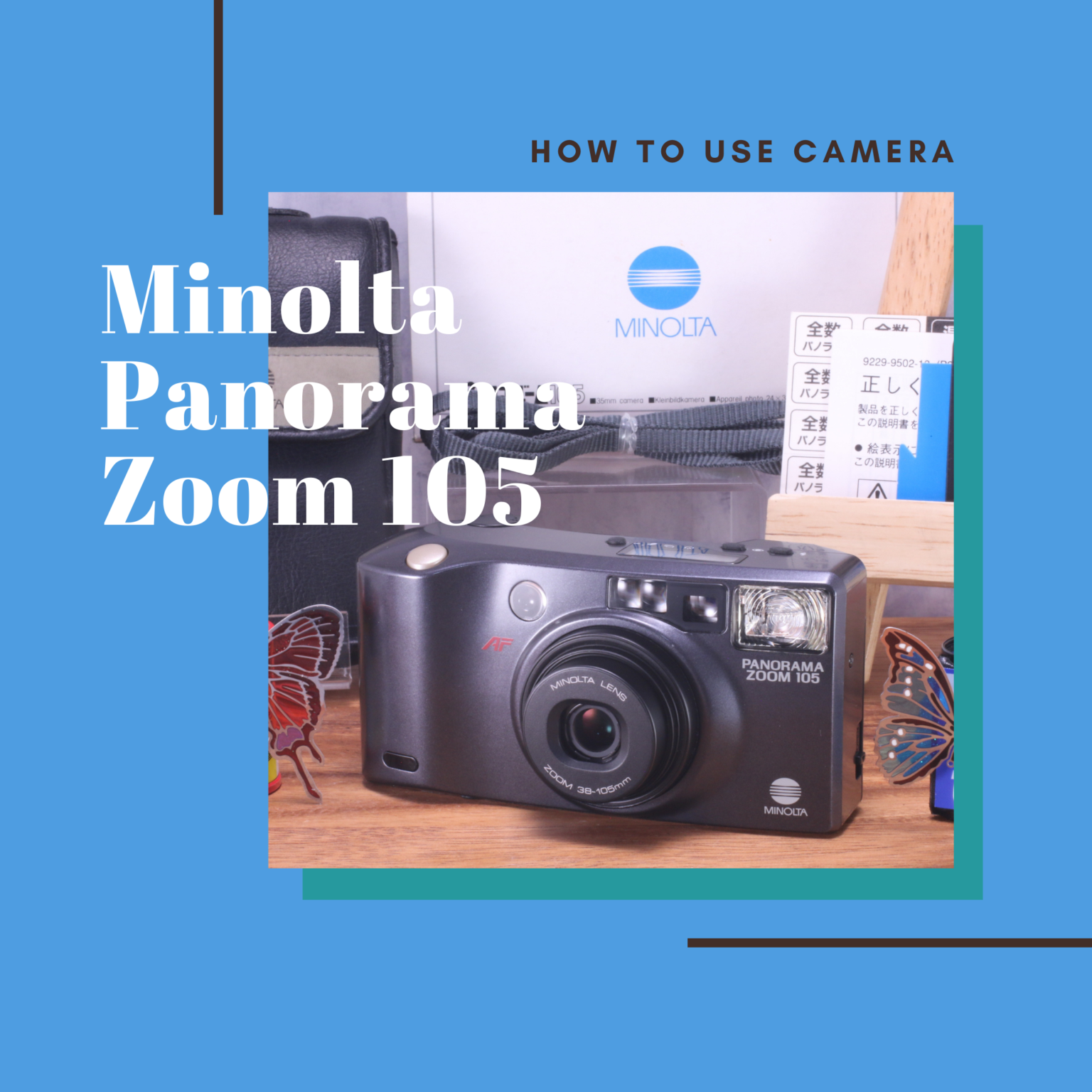 フィルムカメラ出品一覧【動作確認済】 MINOLTA PANORAMA ZOOM c0508