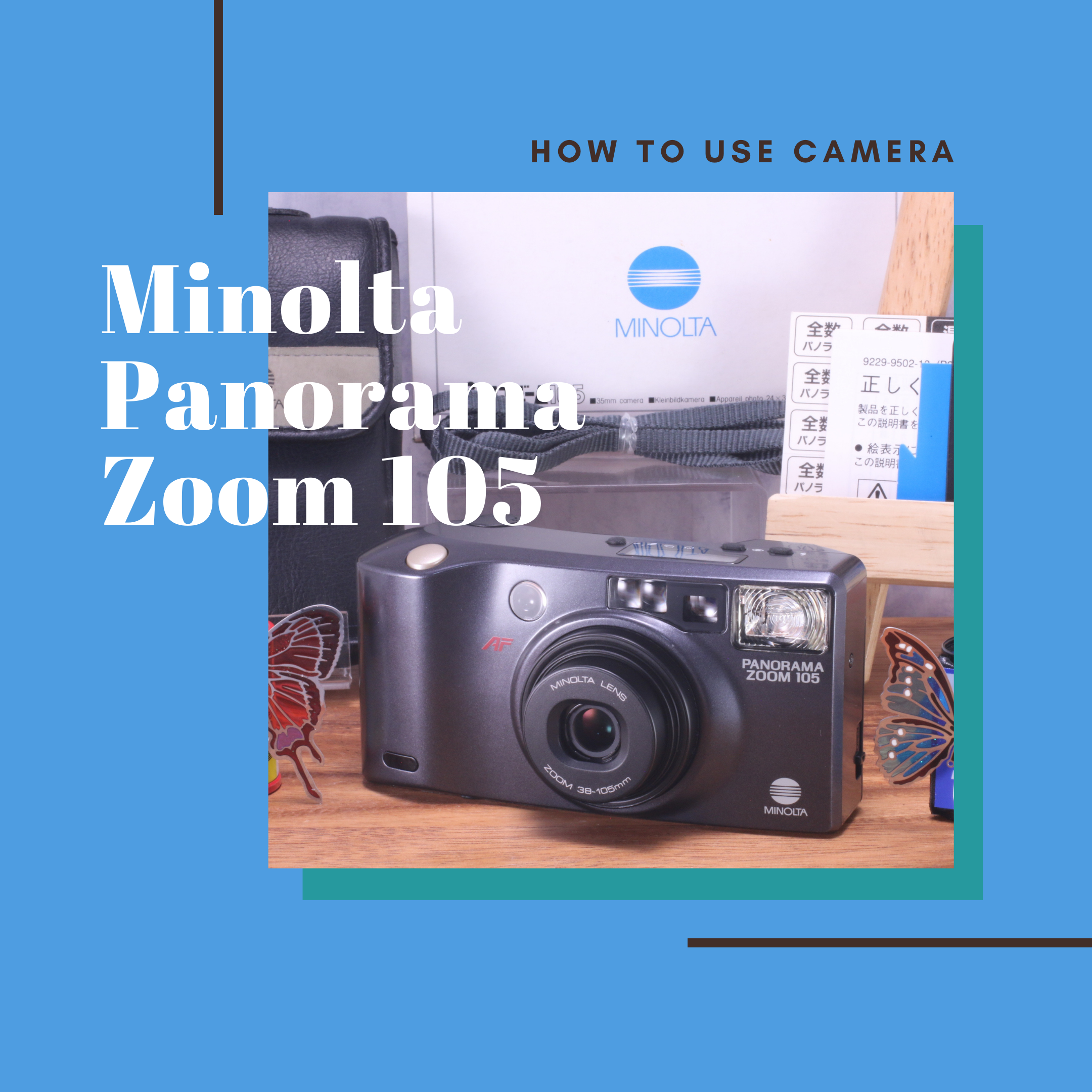 1770円 激安直営店 MINOLTA PANORAMA ZOOM 105 フィルムカメラ
