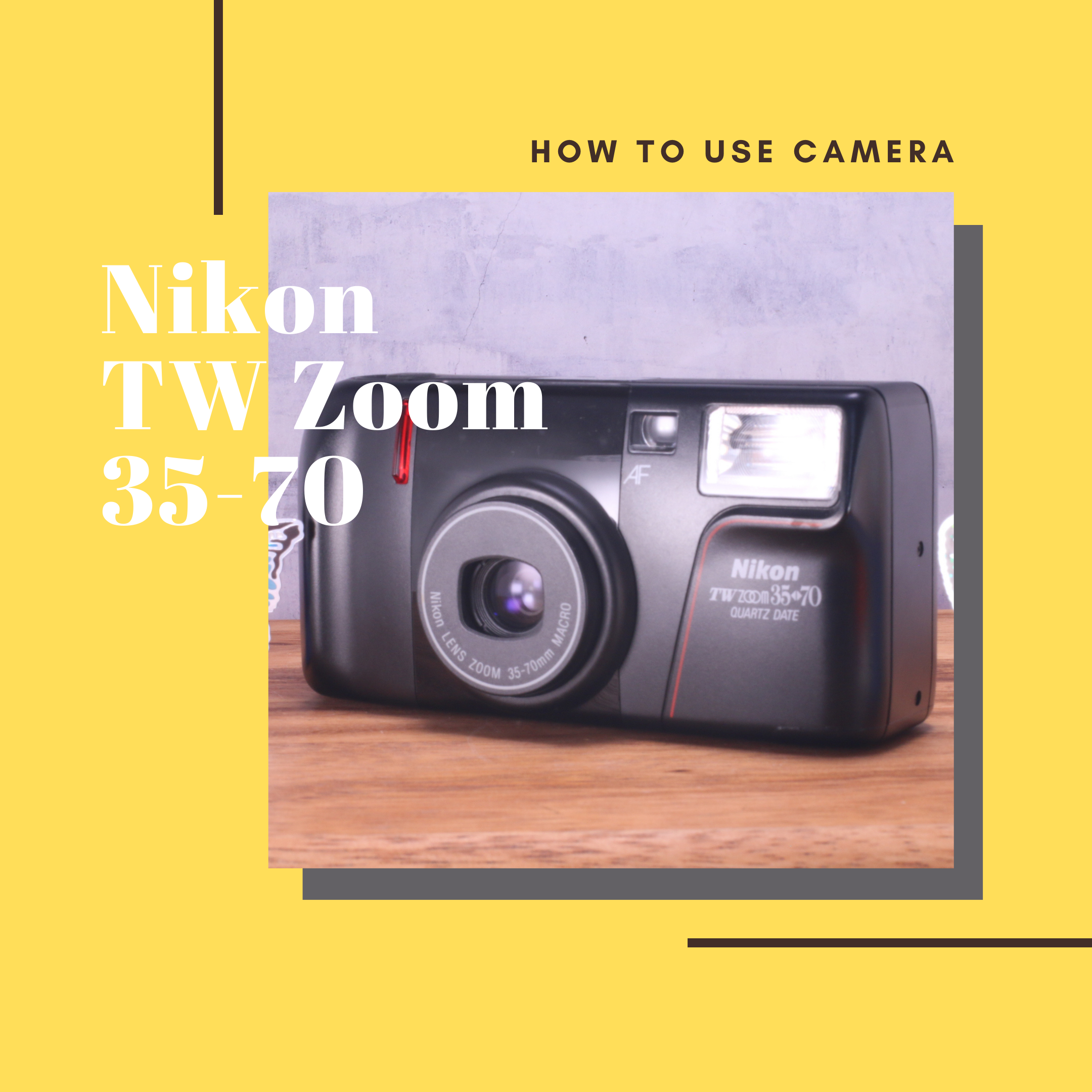 Nikon TW Zoom 35-70 の使い方 | Totte Me Camera